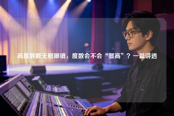 高度数戴无框眼镜，度数会不会“显高”？一篇讲透