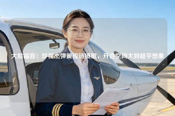 大脸福音：珍视杰弹簧铰链镜框，开合空间大到超乎想象