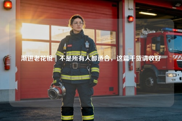 渐进老花镜｜不是所有人都适合，这篇干货请收好