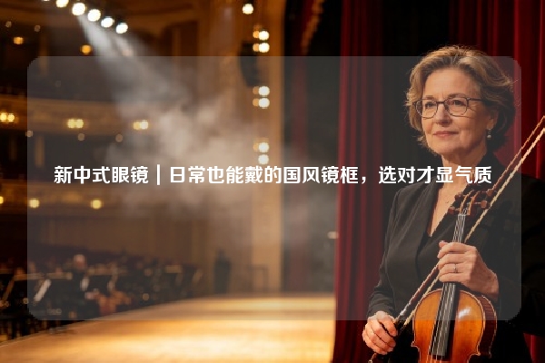 新中式眼镜｜日常也能戴的国风镜框，选对才显气质