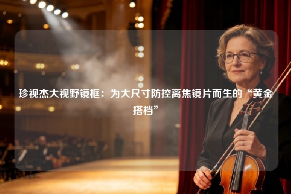 珍视杰大视野镜框：为大尺寸防控离焦镜片而生的“黄金搭档”