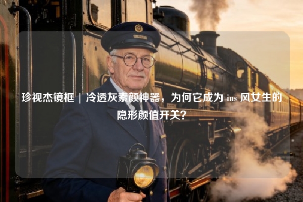 珍视杰镜框 | 冷透灰素颜神器，为何它成为 ins 风女生的隐形颜值开关？