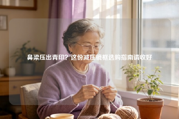 鼻梁压出青印？这份减压镜框选购指南请收好