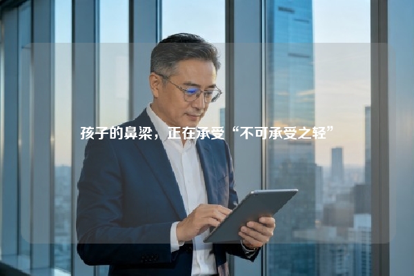 孩子的鼻梁，正在承受“不可承受之轻”