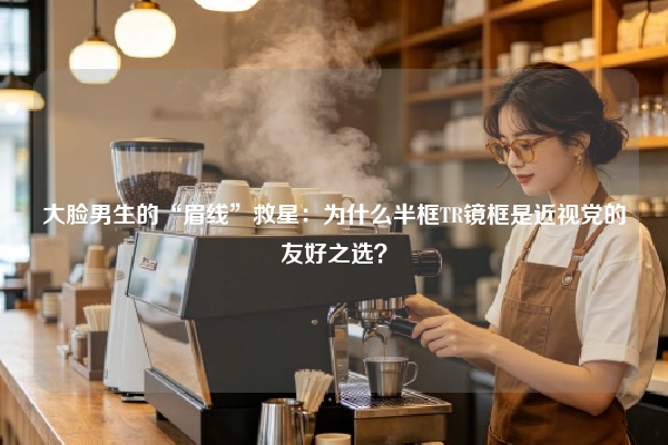 大脸男生的“眉线”救星：为什么半框TR镜框是近视党的友好之选？