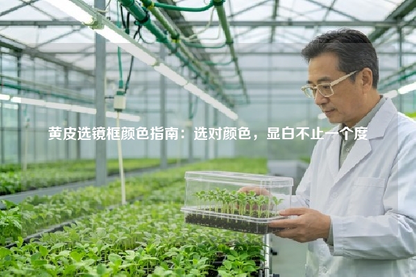 黄皮选镜框颜色指南：选对颜色，显白不止一个度
