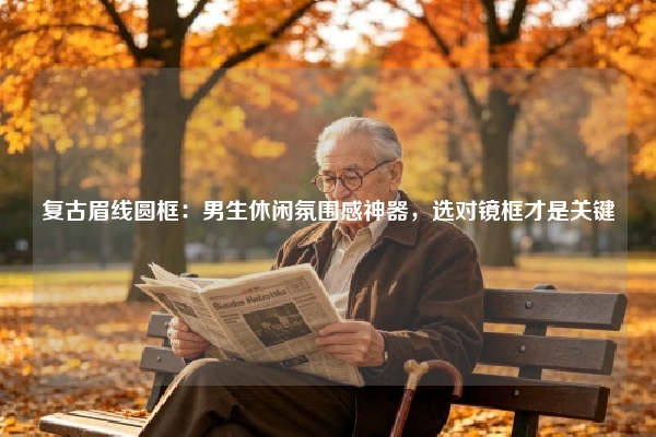 复古眉线圆框：男生休闲氛围感神器，选对镜框才是关键