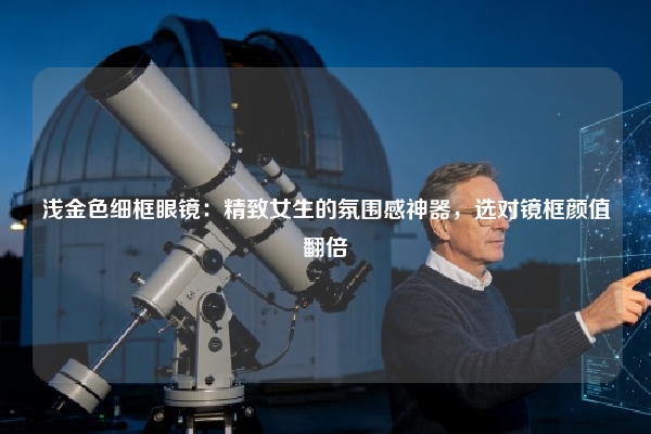 浅金色细框眼镜：精致女生的氛围感神器，选对镜框颜值翻倍