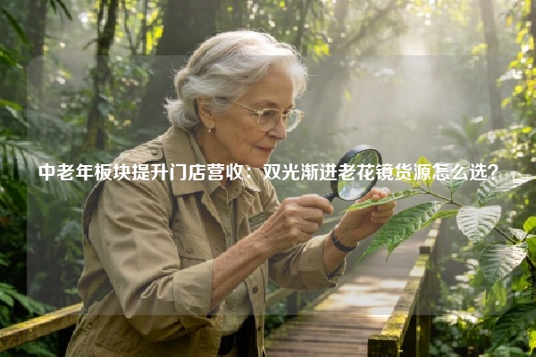 中老年板块提升门店营收：双光渐进老花镜货源怎么选？