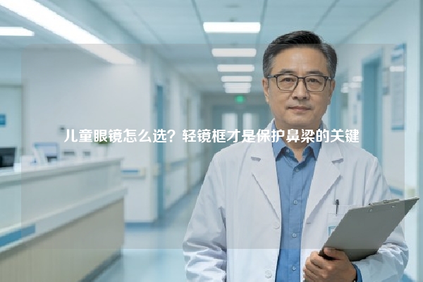 儿童眼镜怎么选？轻镜框才是保护鼻梁的关键