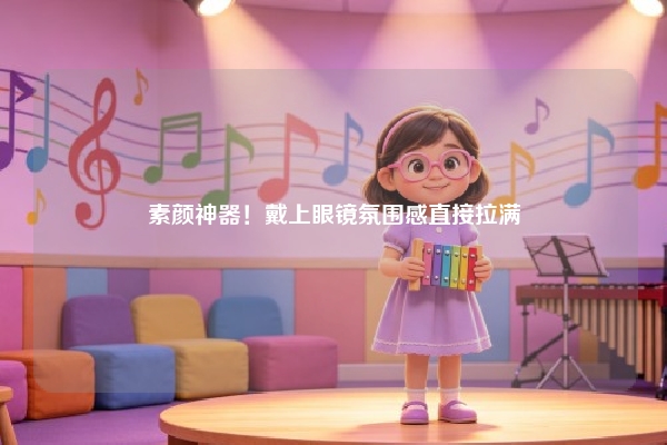 素颜神器！戴上眼镜氛围感直接拉满