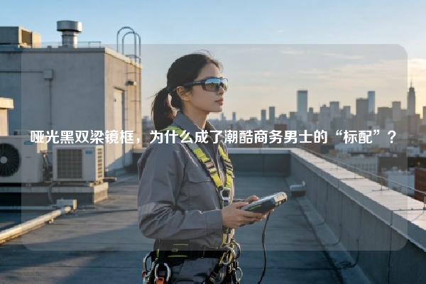 哑光黑双梁镜框，为什么成了潮酷商务男士的“标配”？
