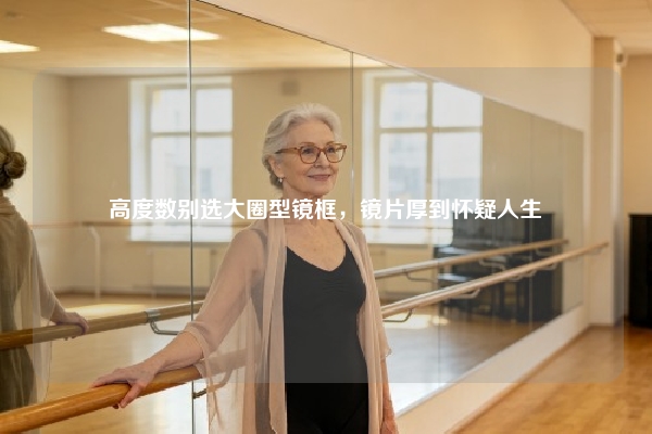 高度数别选大圈型镜框，镜片厚到怀疑人生