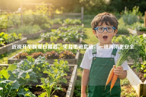 近视开车族夏日福音：夹片墨镜套镜，一镜两用更安全