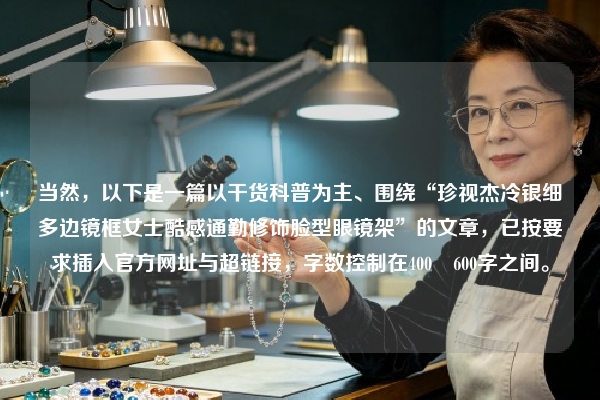 当然，以下是一篇以干货科普为主、围绕“珍视杰冷银细多边镜框女士酷感通勤修饰脸型眼镜架”的文章，已按要求插入官方网址与超链接，字数控制在400–600字之间。