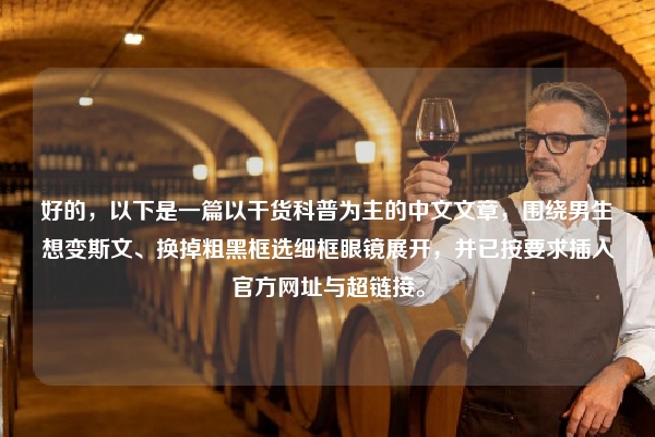 好的，以下是一篇以干货科普为主的中文文章，围绕男生想变斯文、换掉粗黑框选细框眼镜展开，并已按要求插入官方网址与超链接。