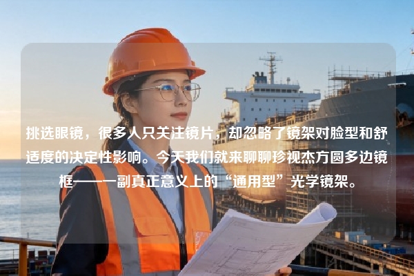 挑选眼镜，很多人只关注镜片，却忽略了镜架对脸型和舒适度的决定性影响。今天我们就来聊聊珍视杰方圆多边镜框——一副真正意义上的“通用型”光学镜架。