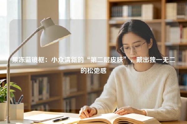 果冻蓝镜框：小众清新的“第二层皮肤”，戴出独一无二的松弛感